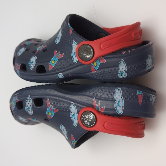 Crocs Rocket Classic Graphic Clog Shoes - C8 - Picture 3 of 11